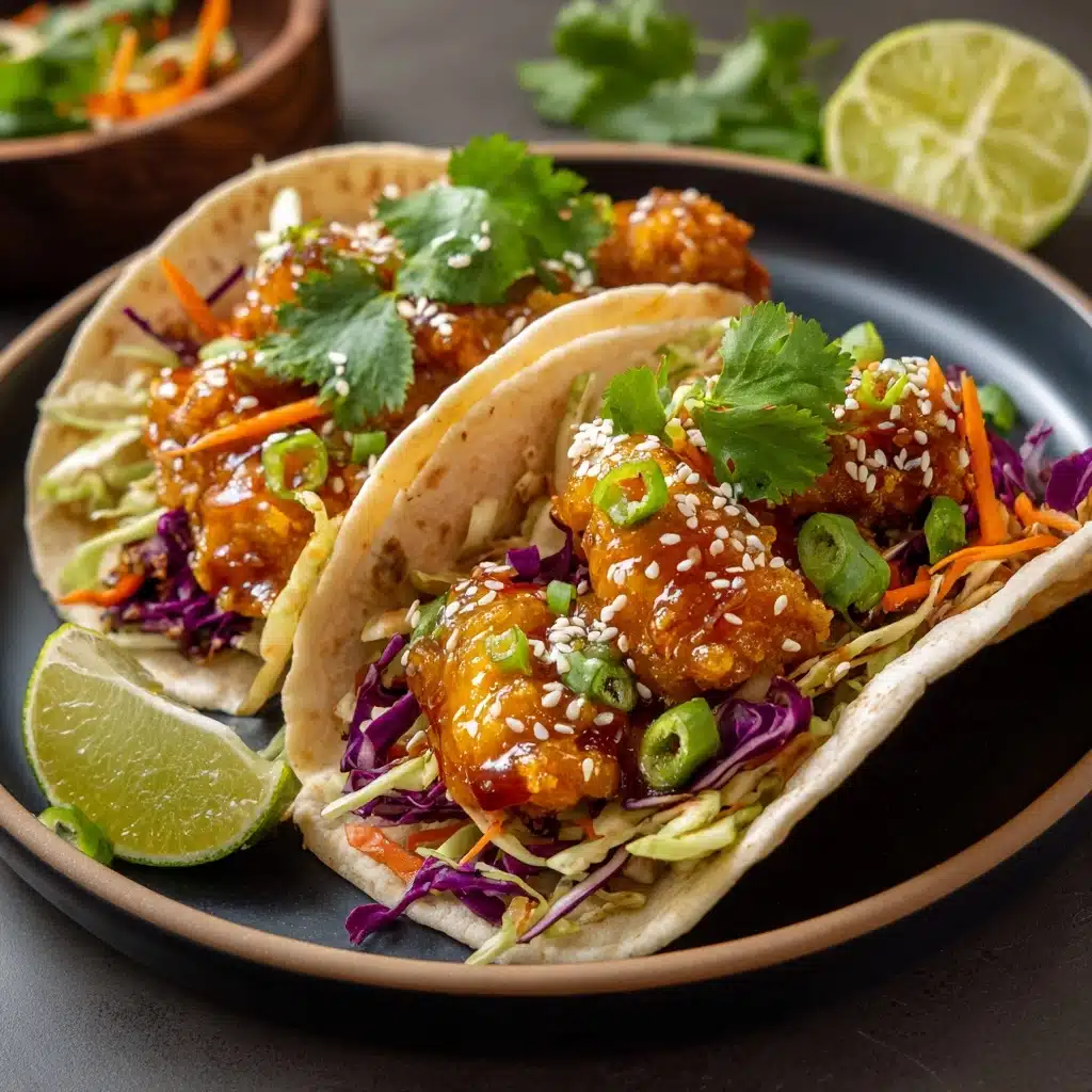 Crunchy Asian-Style Chicken Tacos Recipe