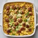 Swedish Meatball Noodle Bake Recipe