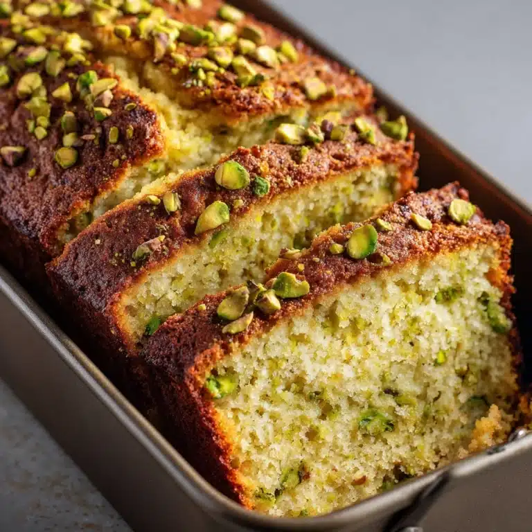 Pistachio Pudding Bread Recipe