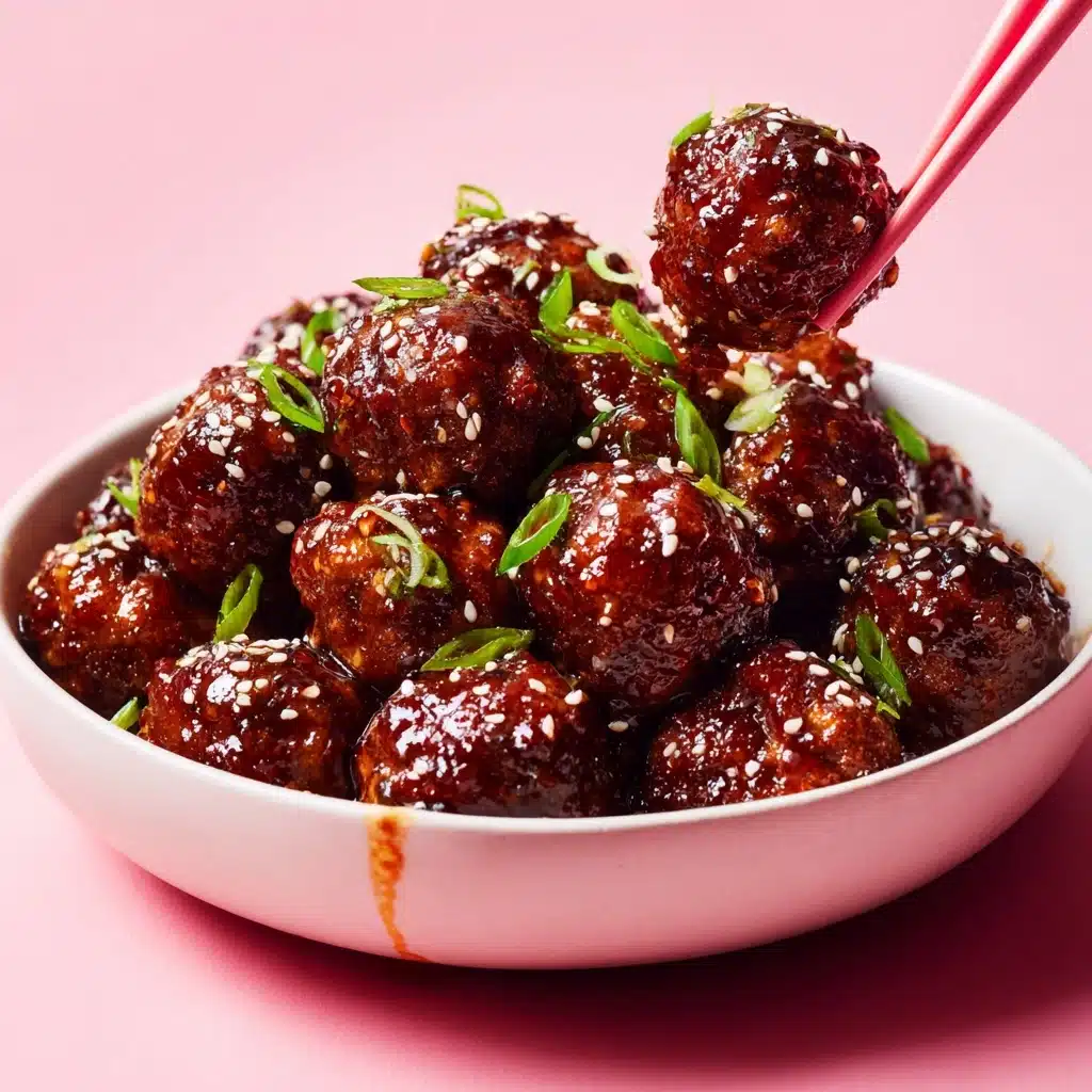 Asian Glazed Turkey Meatballs Recipe