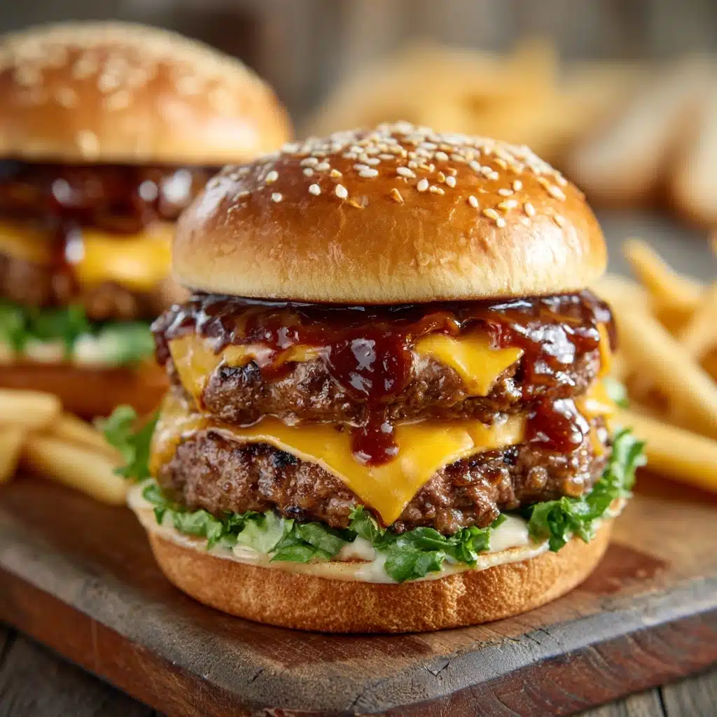 Teriyaki Parmesan Burgers with American Cheese Recipe