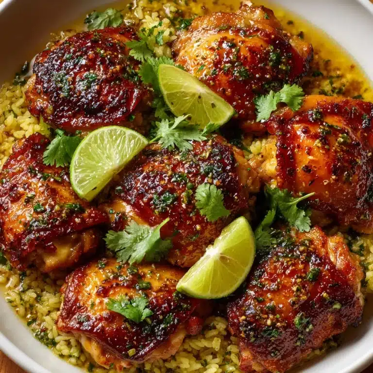 Cilantro Lime Chicken Thighs Recipe