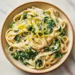 Easy Lemon Ricotta Pasta & Spinach Recipe