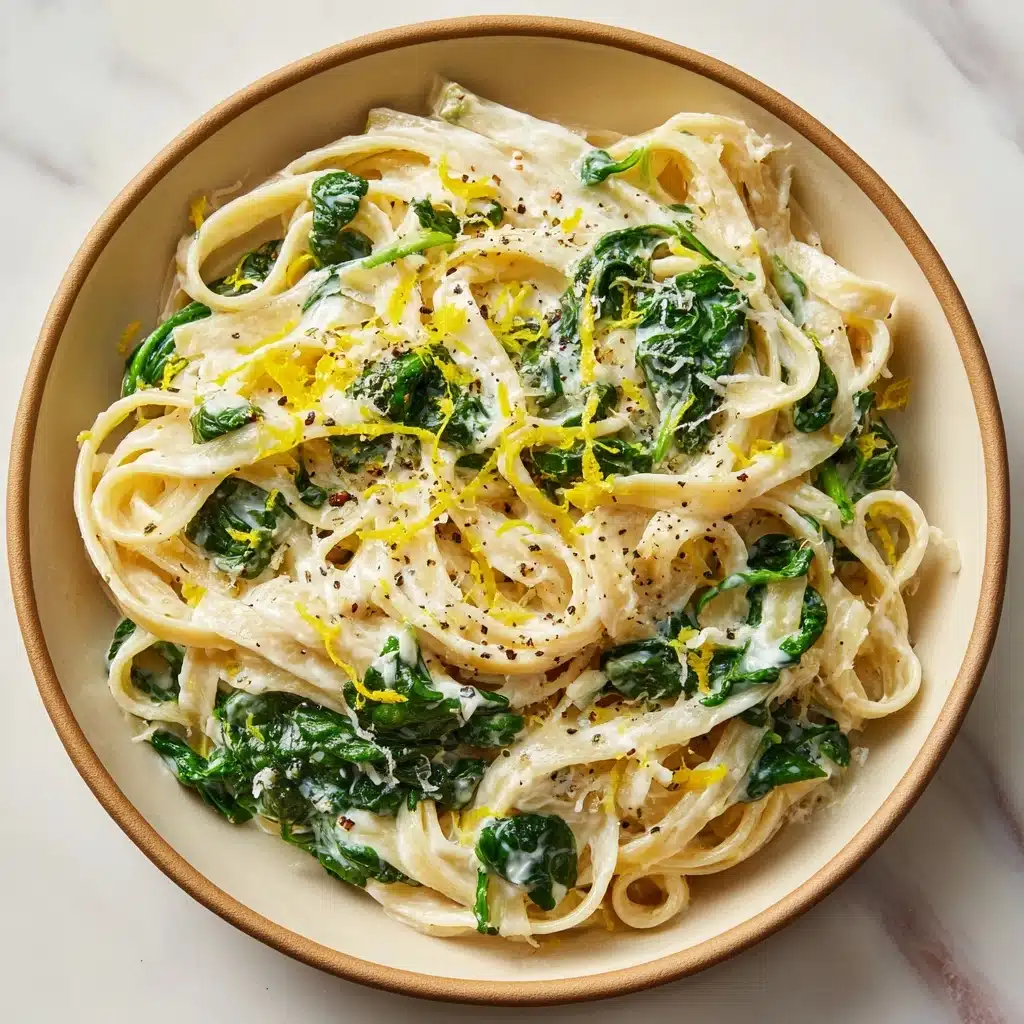 Easy Lemon Ricotta Pasta & Spinach Recipe