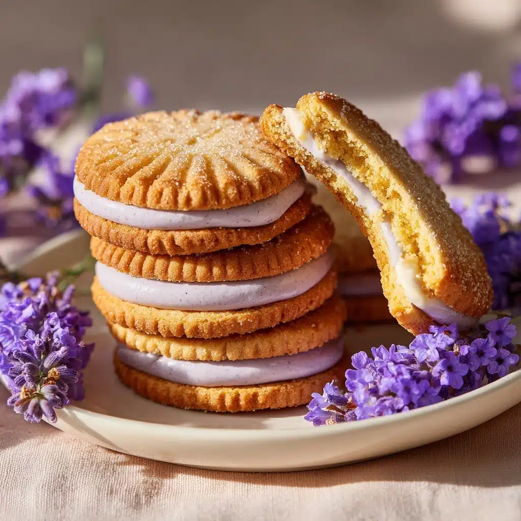 Lemon Lavender Sandwich Cookies Recipe