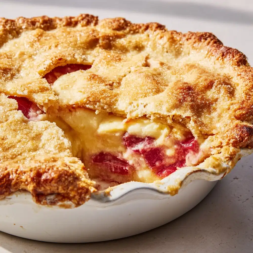 Rhubarb Custard Pie Recipe