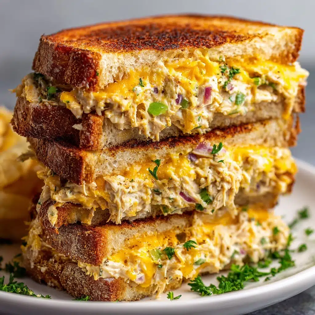 Tuna Melt Grilled Sandwiches Recipe - Recipe Image