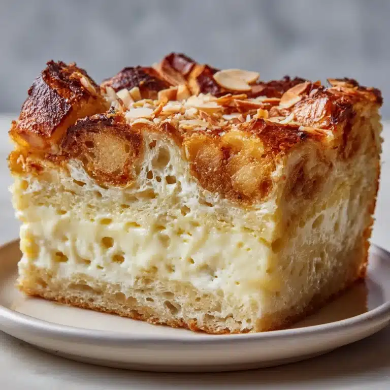 Coconut Cheesecake Bread Pudding Recipe