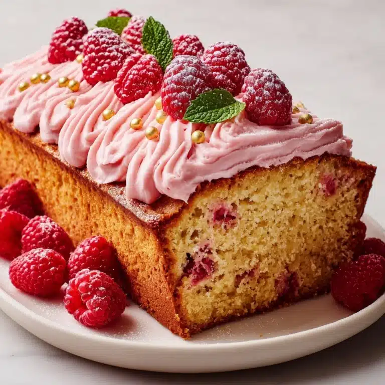 Lemon Raspberry Loaf Cake Recipe