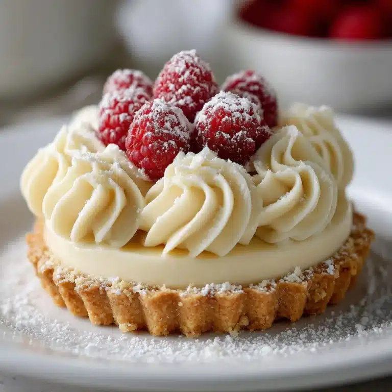 Rich White Chocolate Mousse Tart Recipe