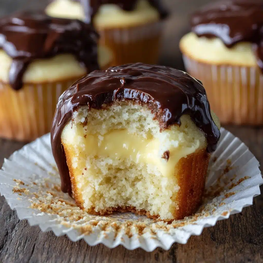 Daddy’s Boston Cream Cupcakes Recipe