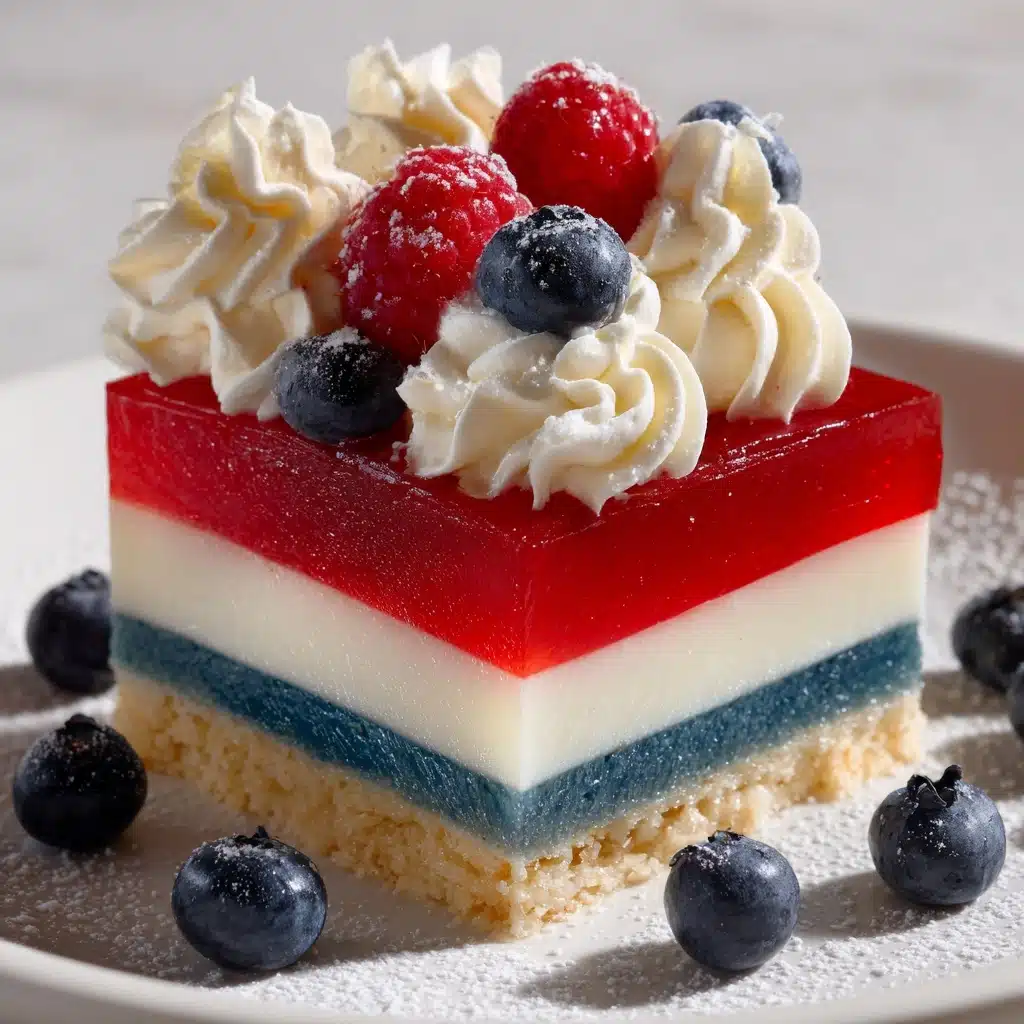 Red, White, and Blue Mini Cheesecakes Recipe