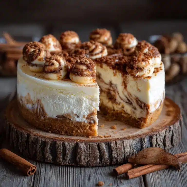 Decadent Cinnamon Roll Cheesecake Recipe