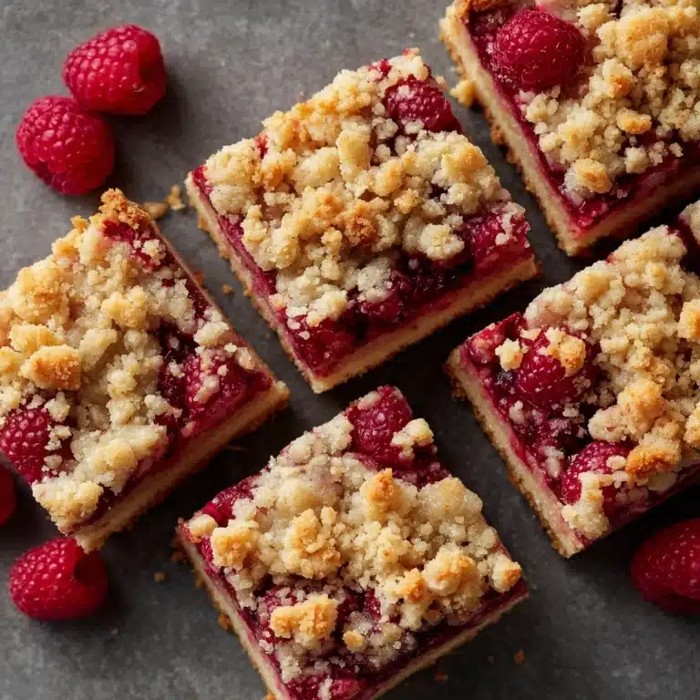 Raspberry Streusel Shortbread Bars Recipe