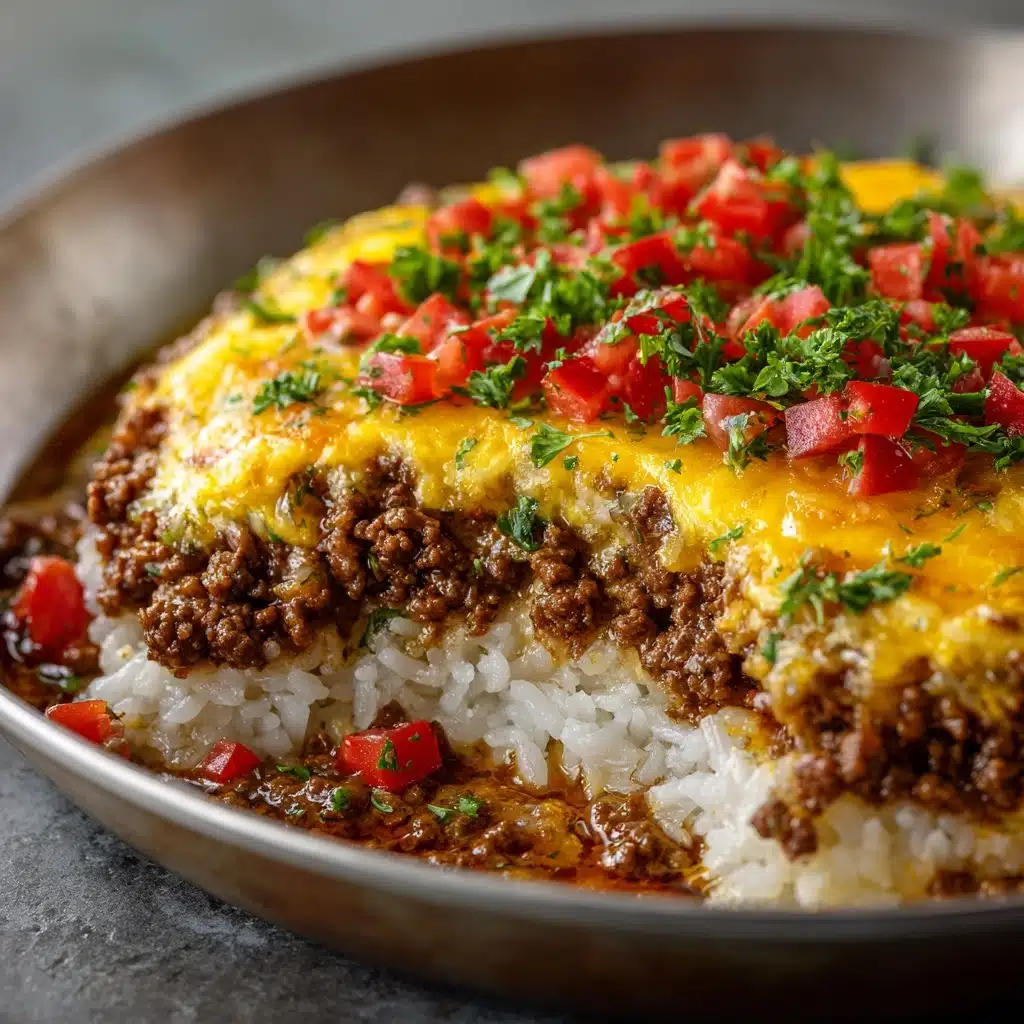 Ground Beef and Rice Skillet Recipe