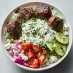 Greek Turkey Meatballs with Tzatziki Recipe