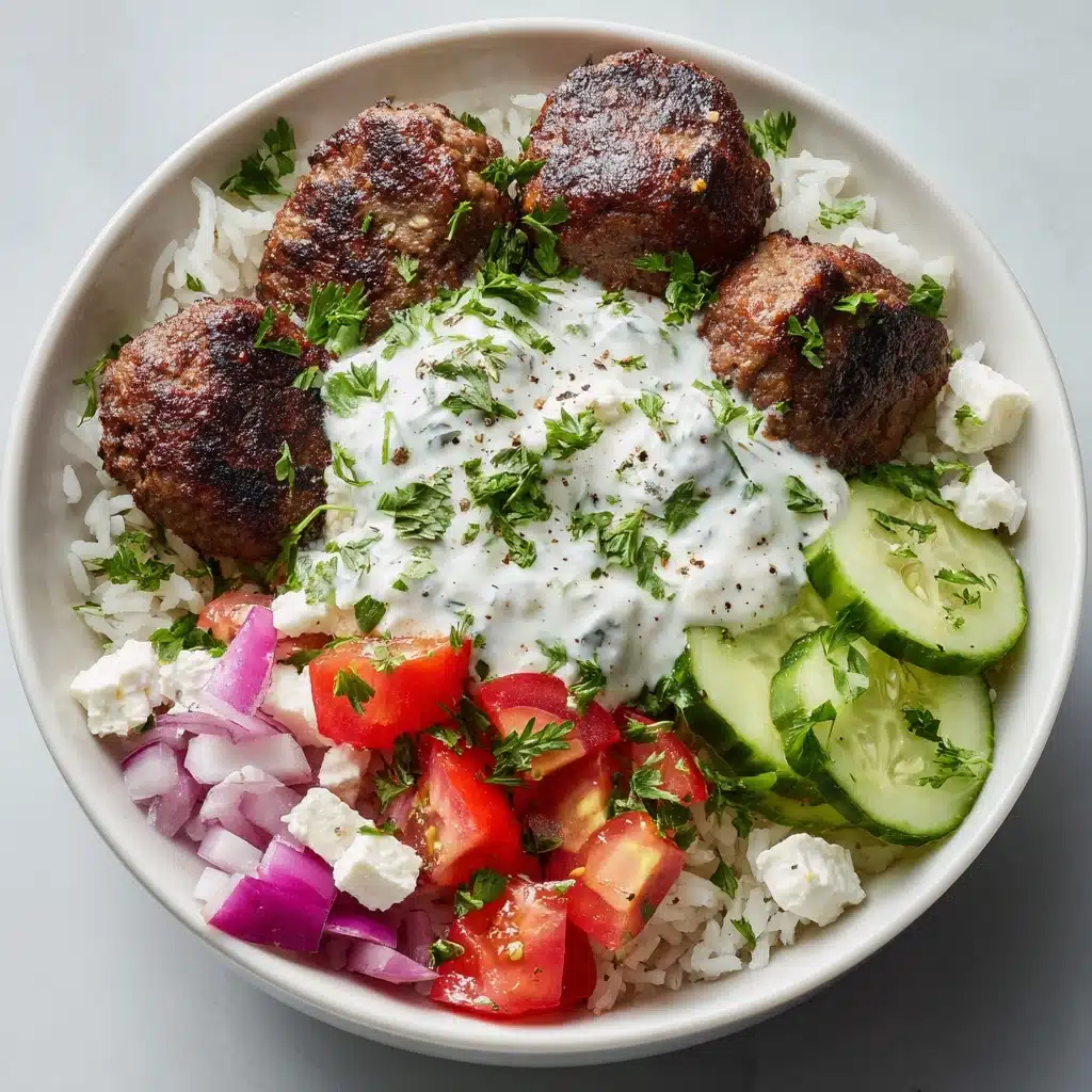 Greek Turkey Meatballs with Tzatziki Recipe - Recipe Image