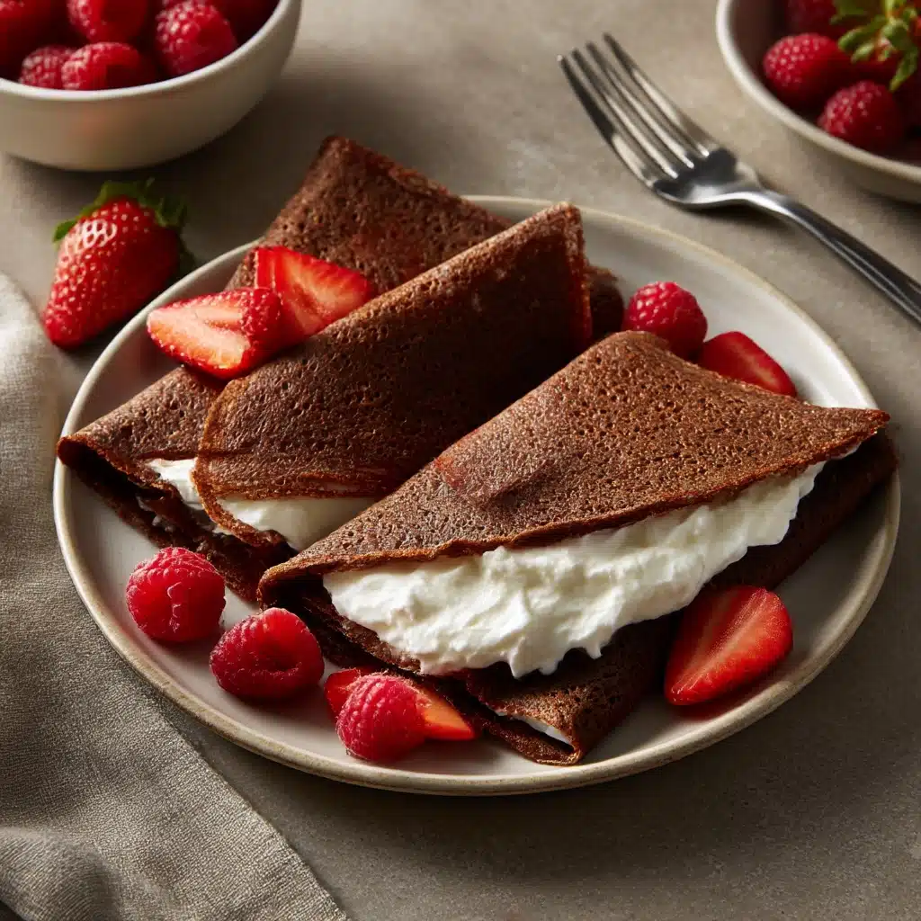 Chocolate Crepes Recipe - Recipe Image