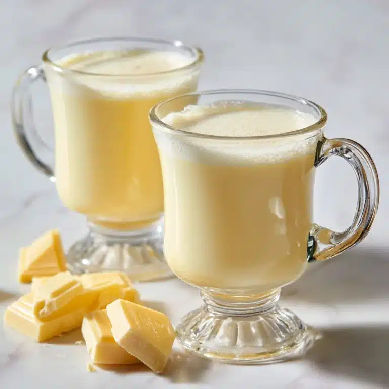 Homemade White Hot Chocolate Recipe