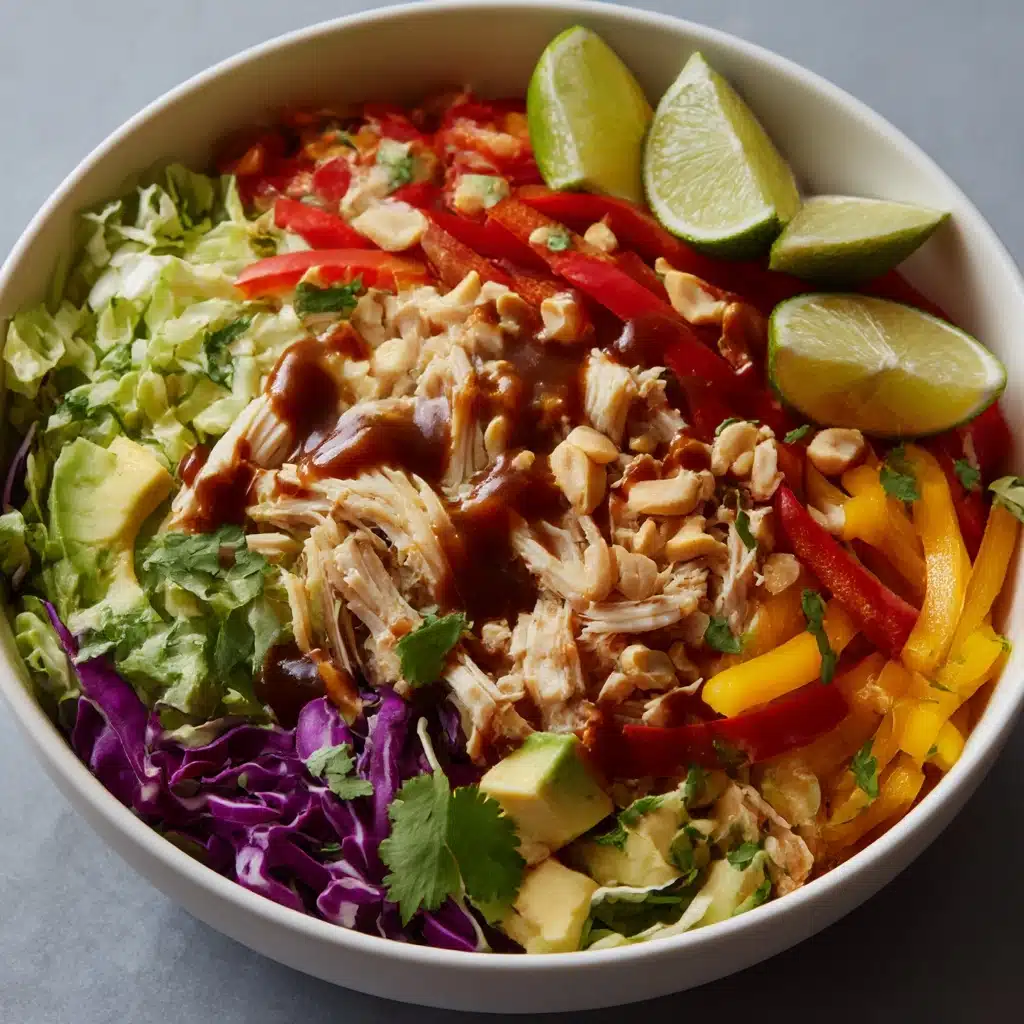 Rainbow Thai Chicken Salad Recipe - Recipe Image