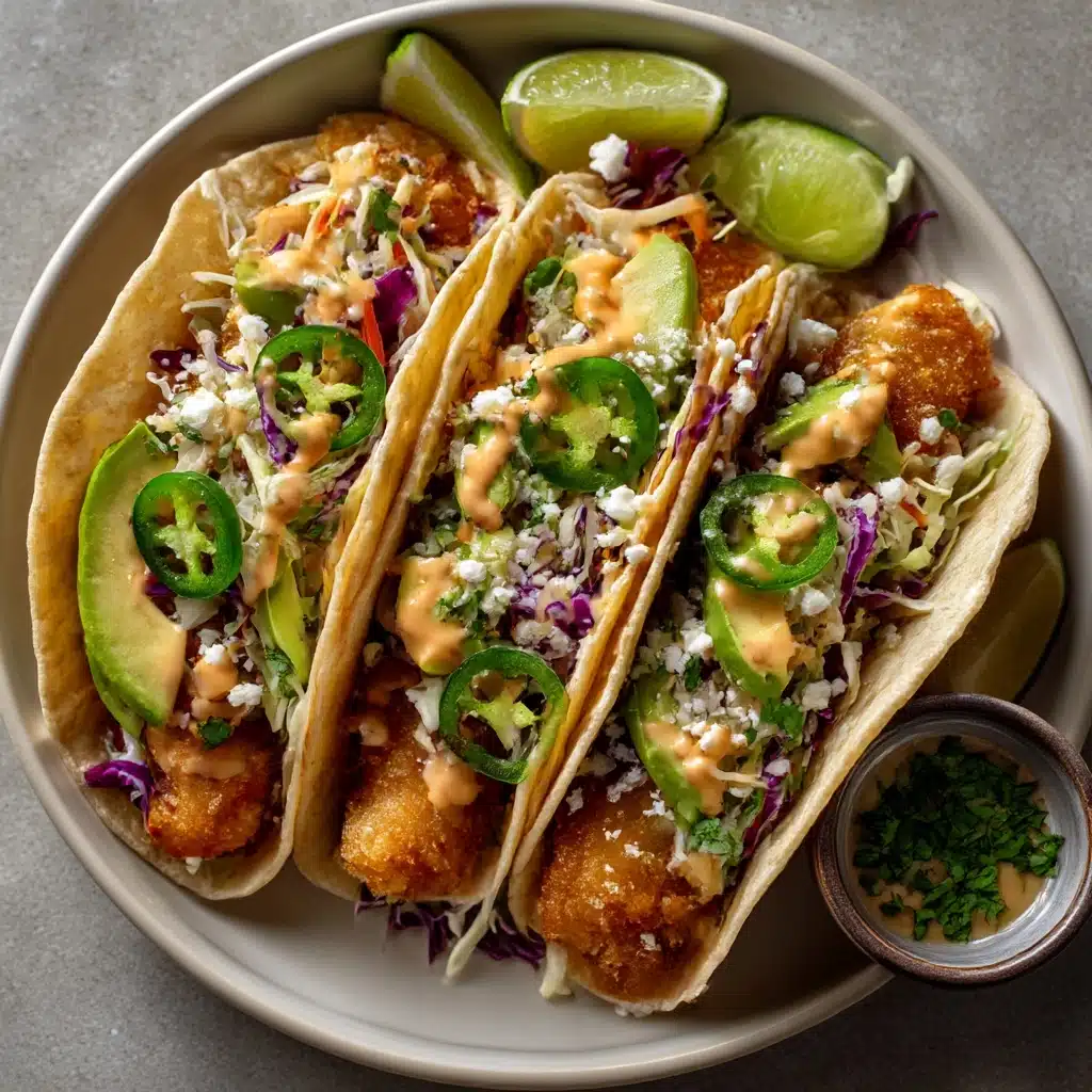 Crispy Baked Fish Tacos Recipe - Recipe Image