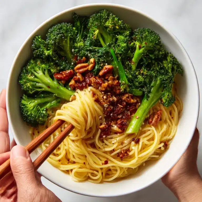 Sesame Noodles with Broccoli and Almonds Recipe