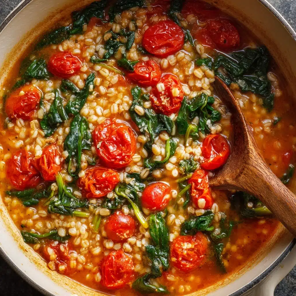 One Pot Farro with Italian Sausage and Tomatoes Recipe - Recipe Image