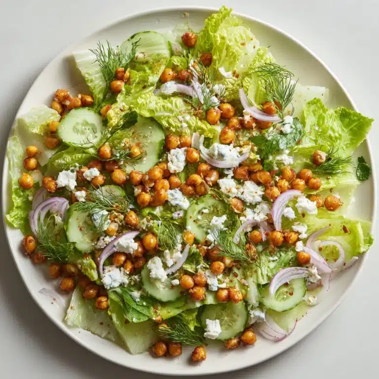 Roasted Chickpea, Avocado and Cucumber Salad Recipe