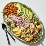 Roasted Cauliflower, Chickpea and Arugula Salad Recipe