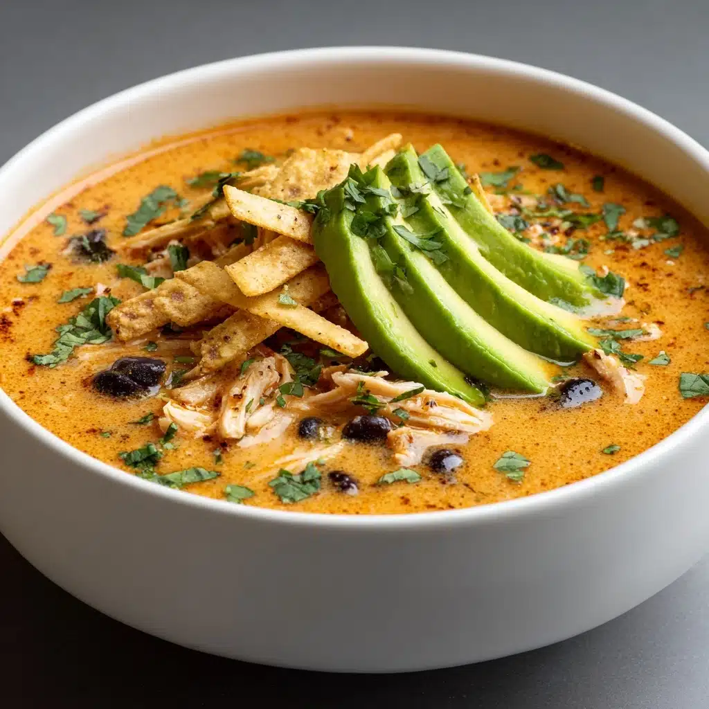 Cheesy Chicken Enchilada Soup Recipe - Recipe Image