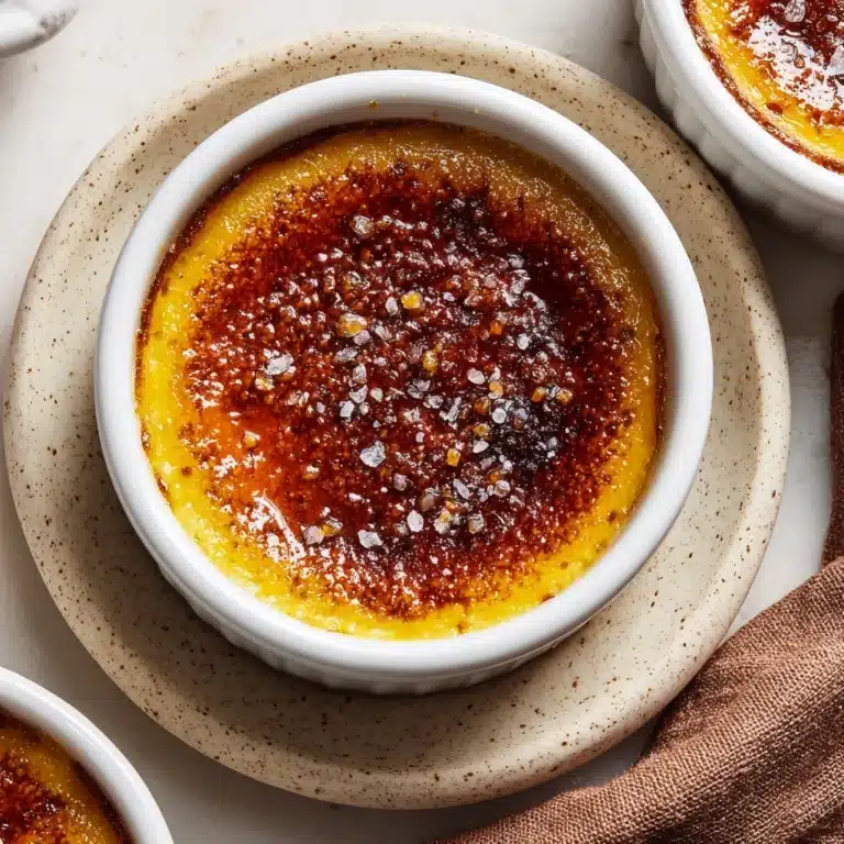 Salted Caramel Crème Brûlée Recipe