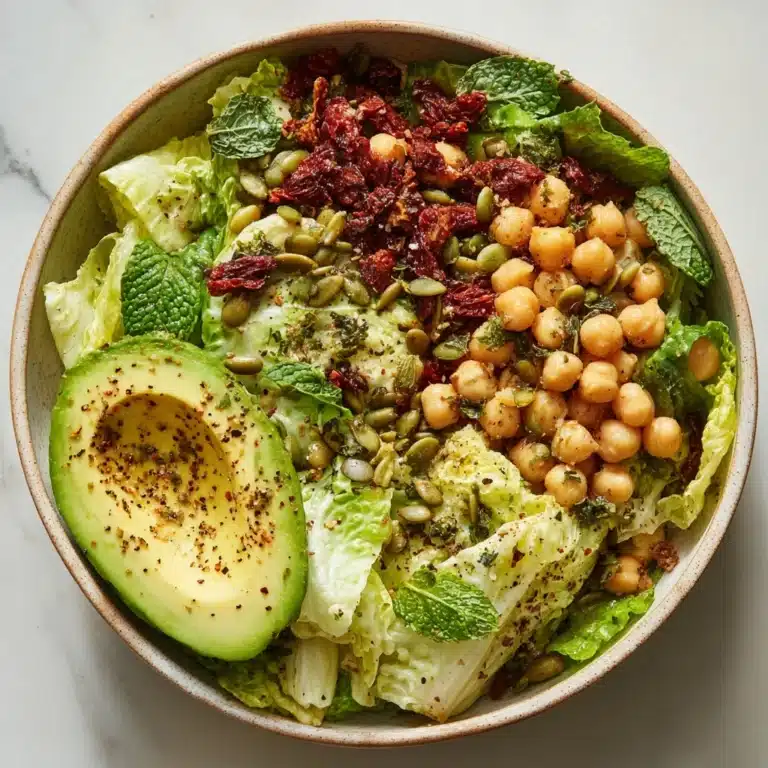 Chickpea, Date and Avocado Salad with Za’atar Vinaigrette Recipe