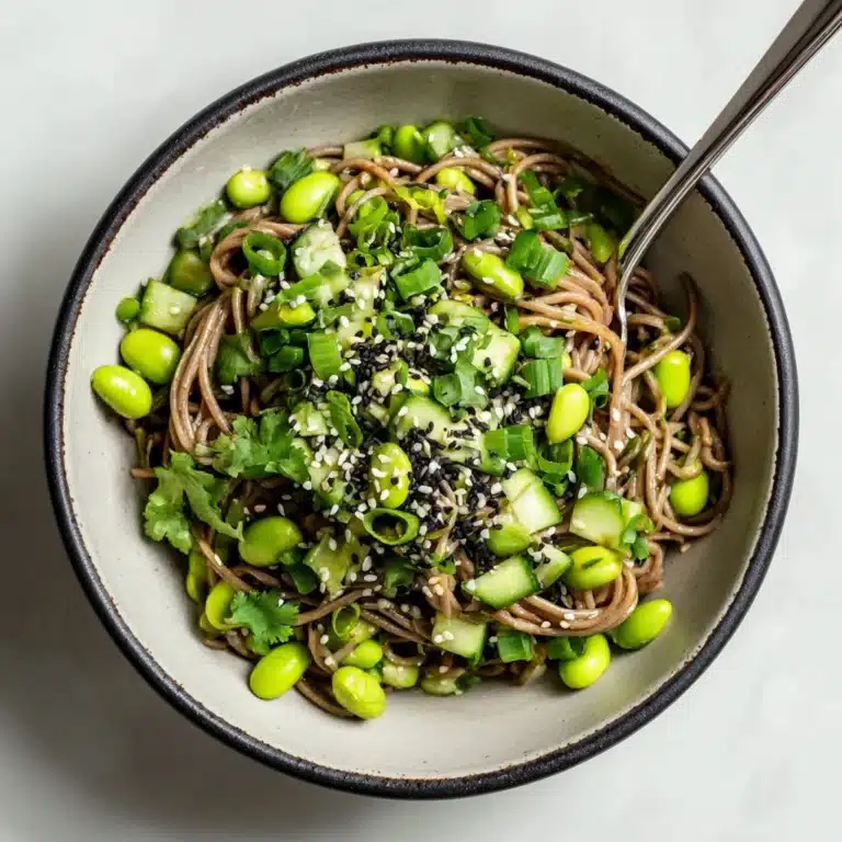 Quick Peanut Soba Noodles Recipe