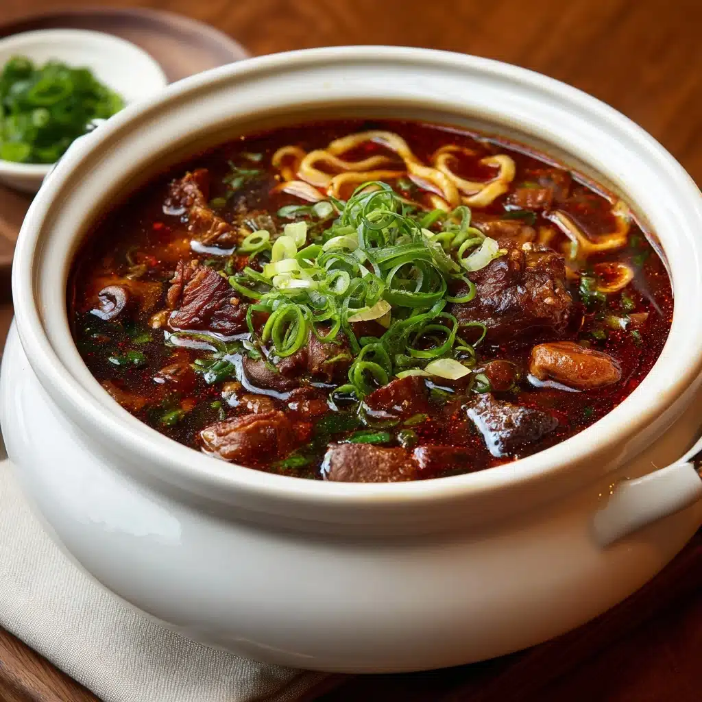 Kimchi Beef Noodle Soup Recipe - Recipe Image