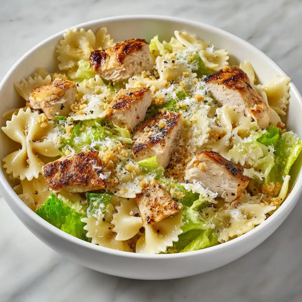 Chicken Caesar Pasta Salad Recipe - Recipe Image