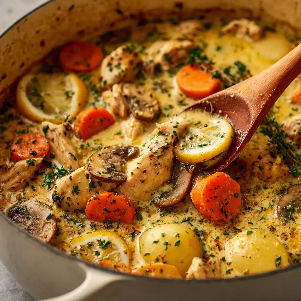 Lemony Chicken Stew Recipe