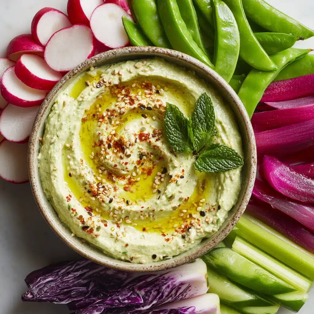 Mint Pea Hummus Recipe - Recipe Image