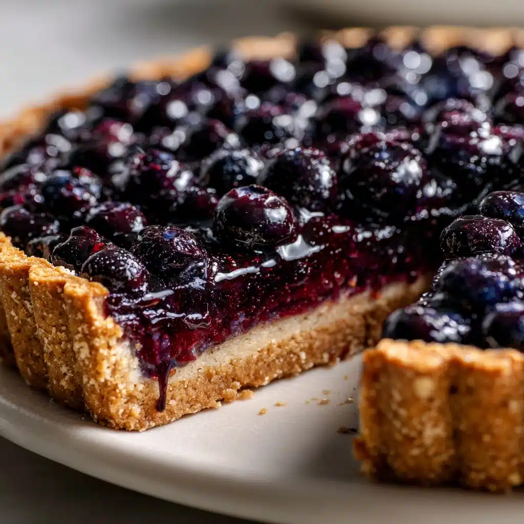 No-Bake Blueberry Tart Recipe - Recipe Image
