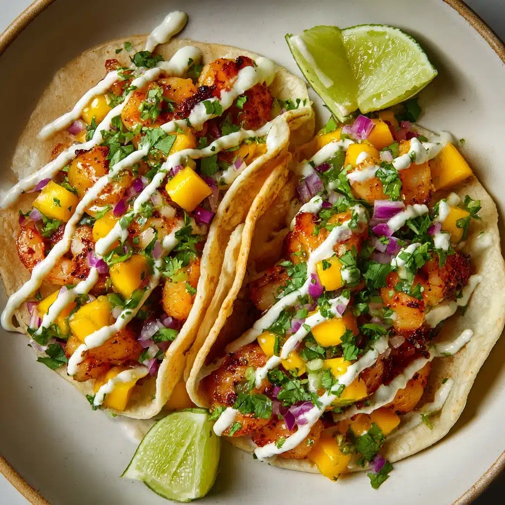 Easy Mango Shrimp Tacos Recipe - Recipe Image