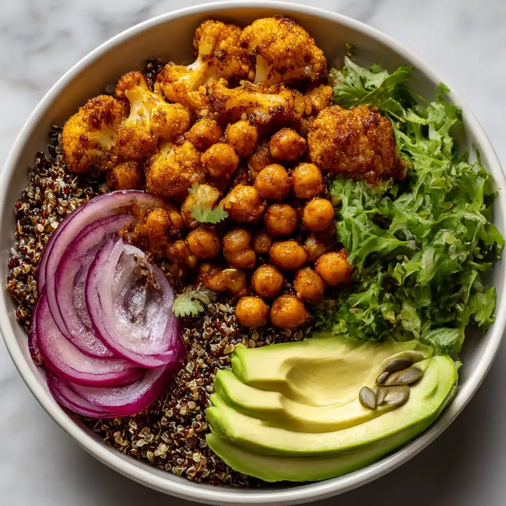 Chili-Lime Roasted Cauliflower Quinoa Bowls Recipe