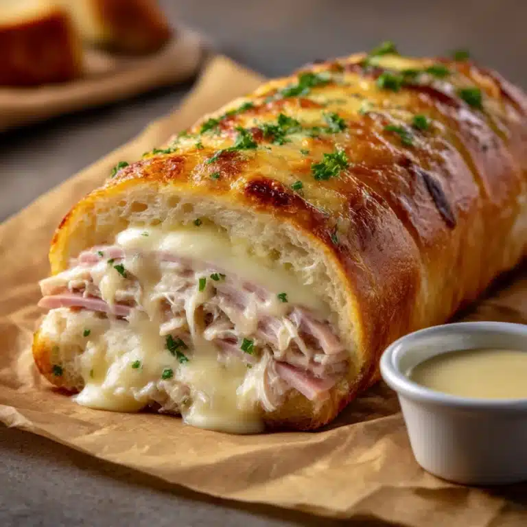 Chicken Cordon Bleu Stromboli Recipe