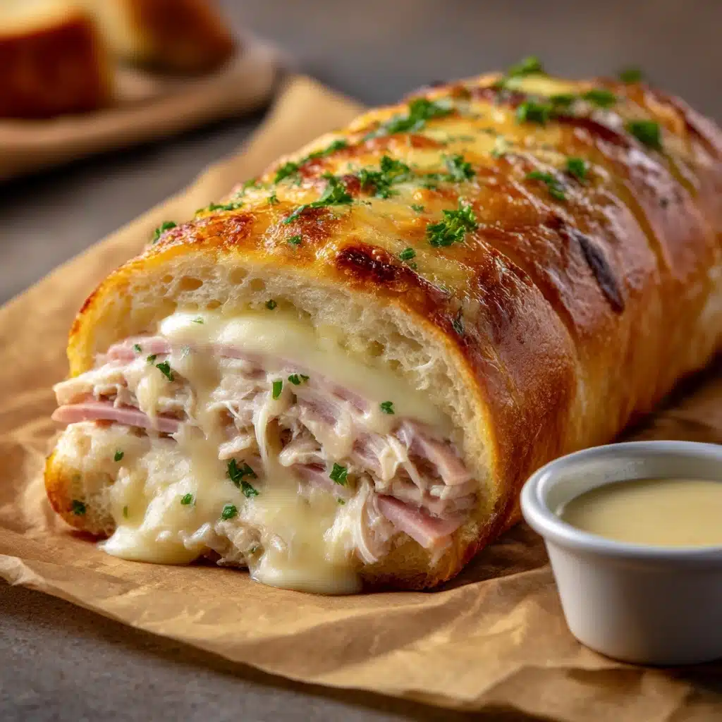 Chicken Cordon Bleu Stromboli Recipe