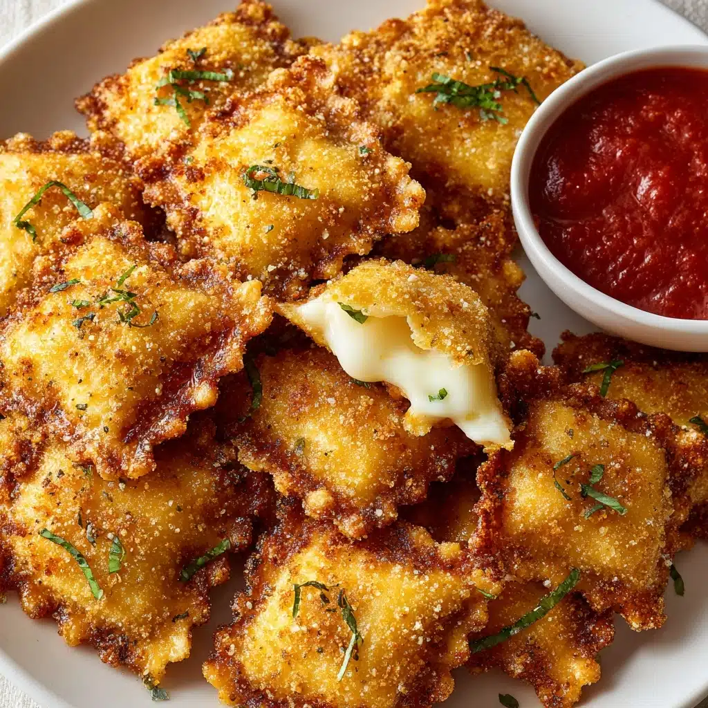 Elevate Your Appetizer Game with Crispy Fried Ravioli Recipe - Recipe Image