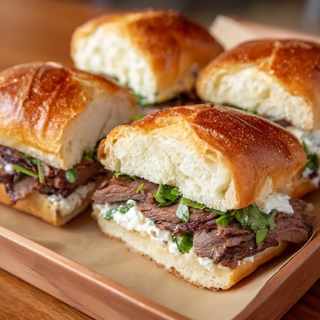 French Dip Sliders: The Ultimate Party Pleaser Recipe - Recipe Image