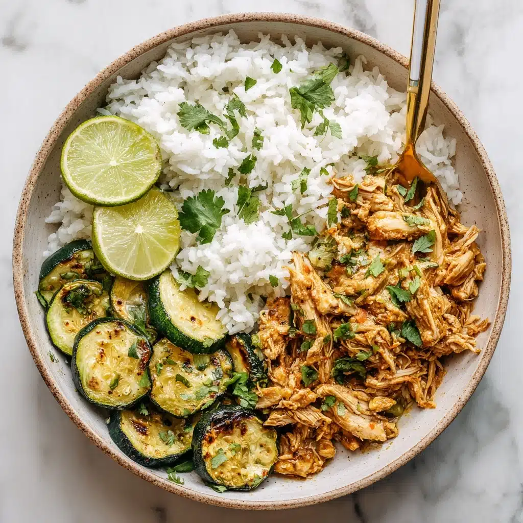 Lemongrass Chicken with Rice and Zucchini Recipe - Recipe Image
