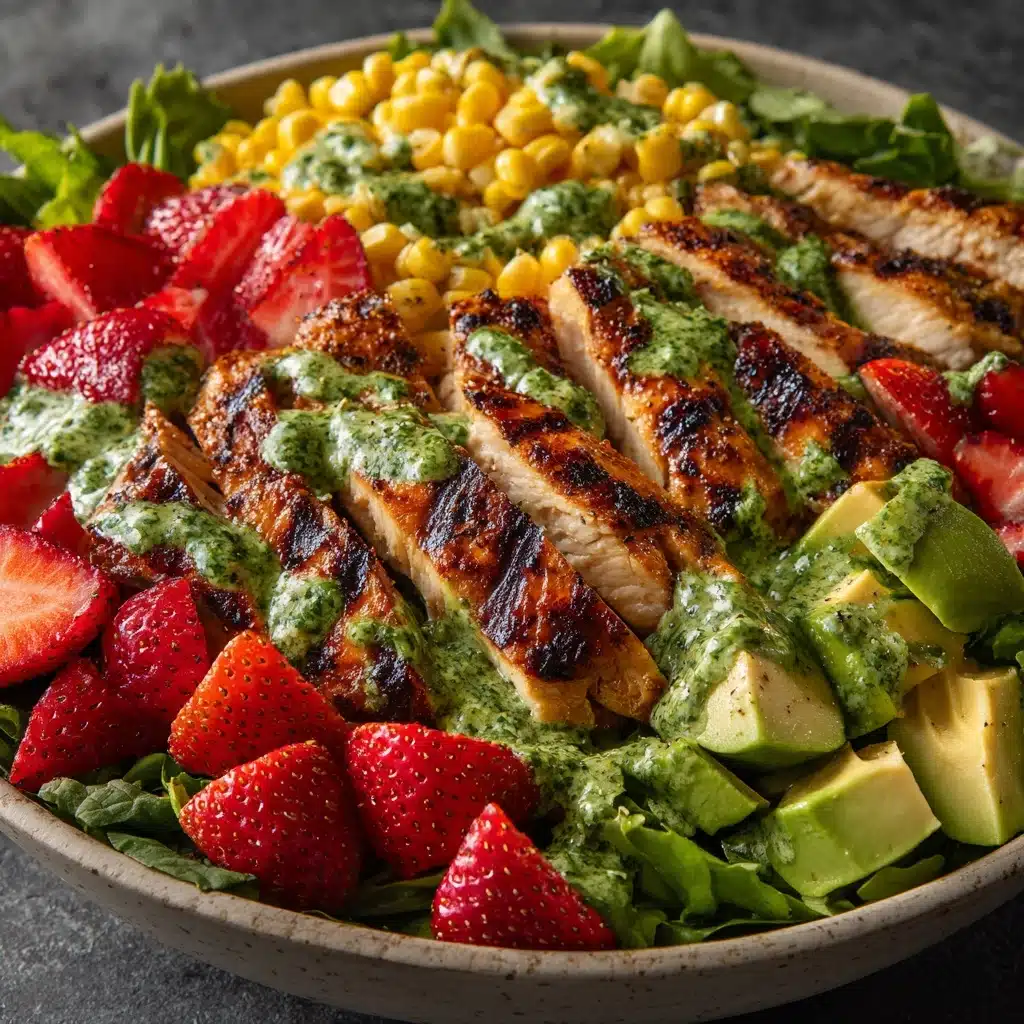 Summer Chipotle Chicken Cobb Salad with Cilantro Vinaigrette Recipe - Recipe Image