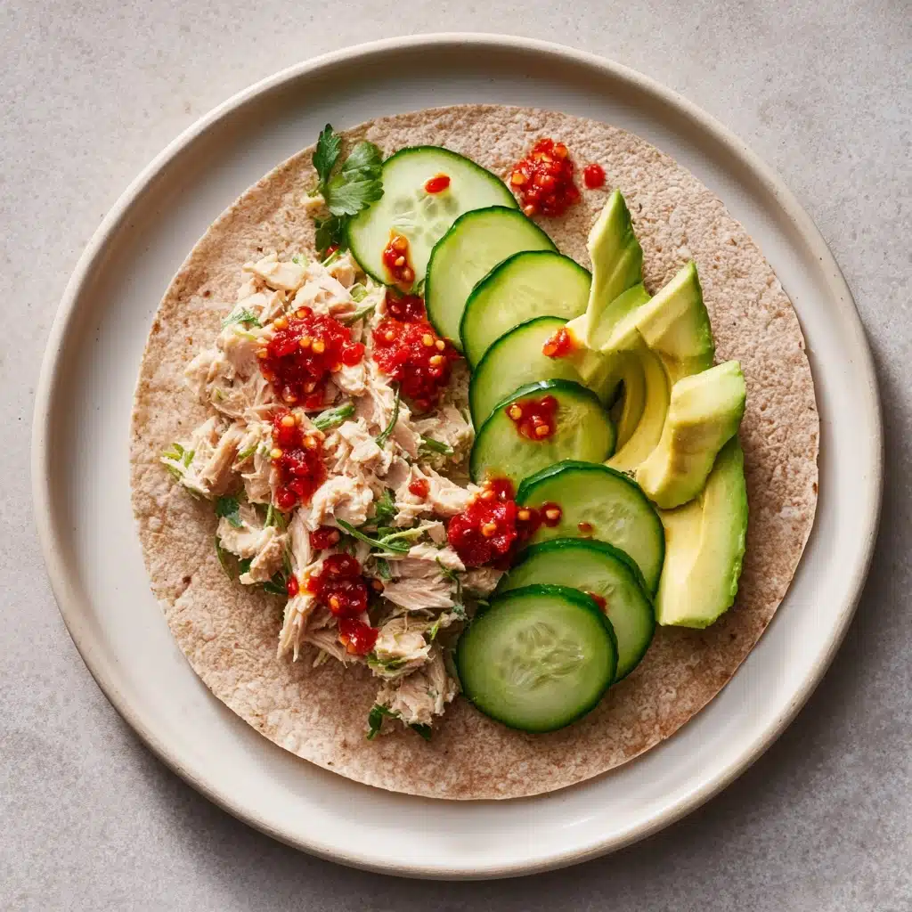 Kimchi Tuna Salad Wrap Recipe - Recipe Image