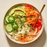 Spring Roll Bowls with Sweet Garlic Lime Sauce Recipe