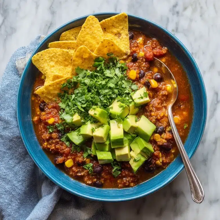 Queso Chicken Chili with Roasted Corn and Jalapeño Recipe