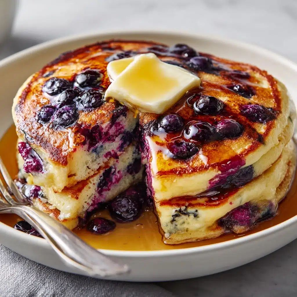 Fluffiest Blueberry Pancakes Recipe - Recipe Image